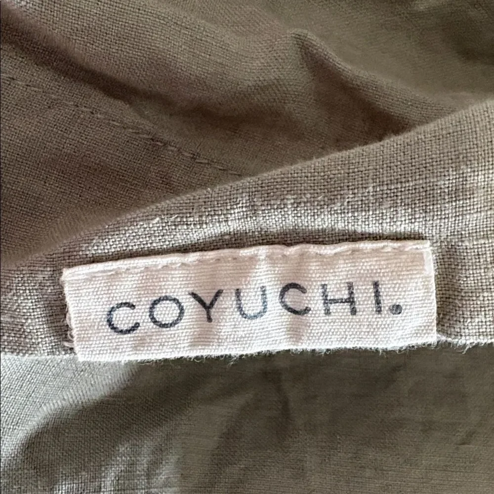 NEW COYUCHI King Organic Relaxed Linen Duvet Cover